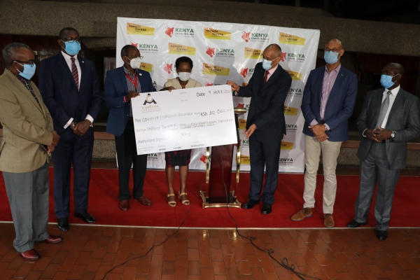 Press Release: Capital markets industry donates Ksh30 million in support of national efforts to address the adverse effects of the Coronavirus pandemic