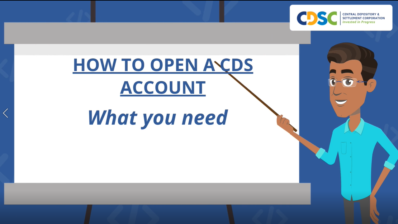 HOW TO OPEN A CDS ACCOUNT